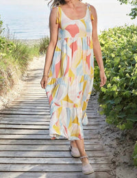 Tribal - Tiered Maxi Dress