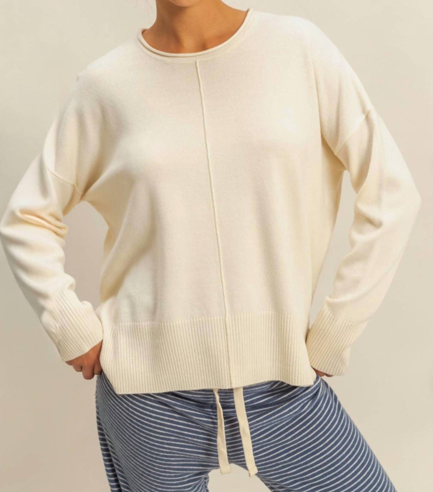 Hyfve - Amélie Rolled Neck Long Sleeve Sweater