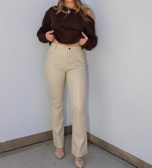 In-Loom - Lenora Vegan Leather Pants