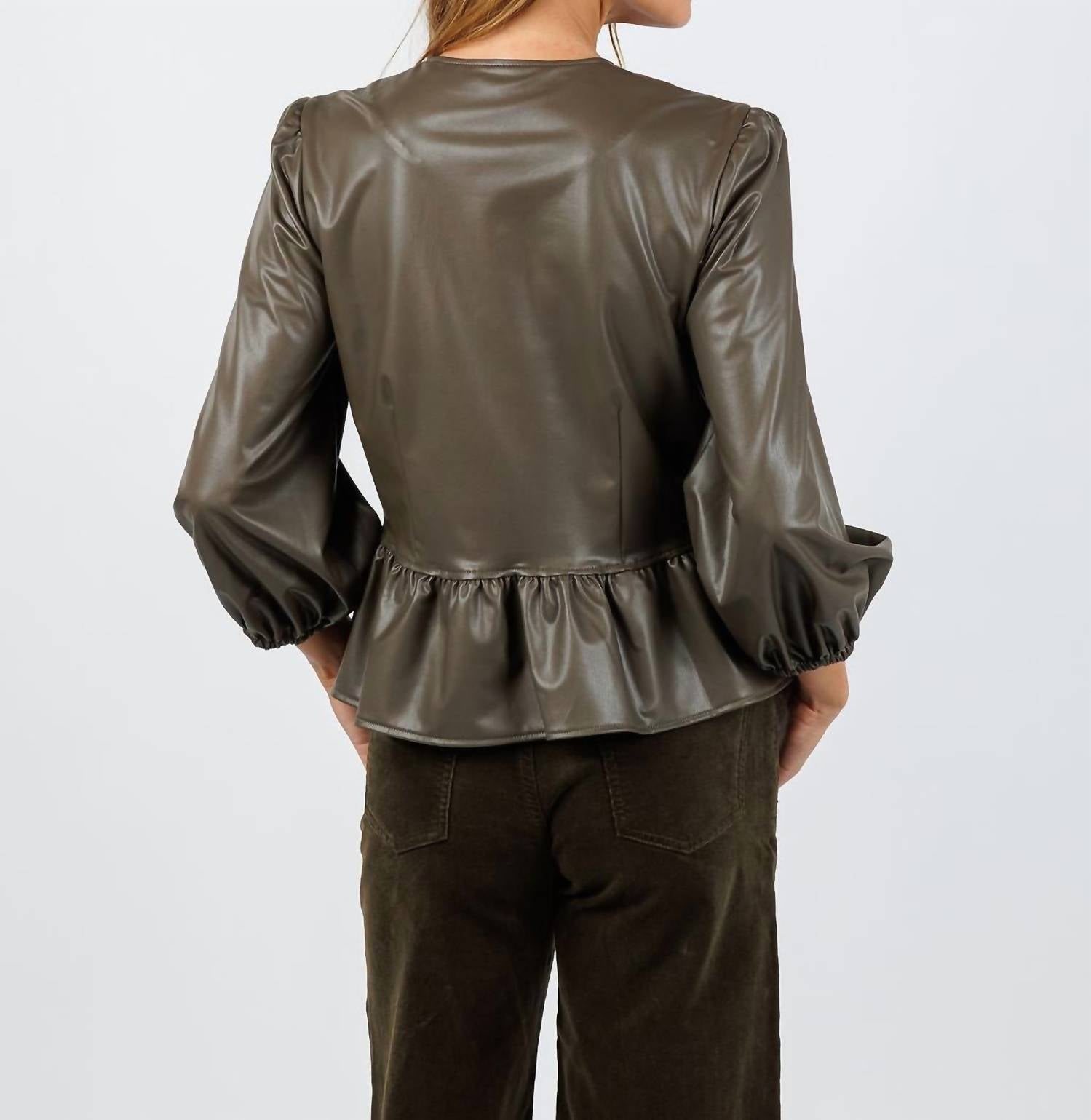 Finley - Luna Vegan Leather Top
