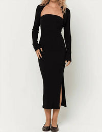 Project Social T - Allora Strapless Rib Dress