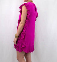 Tcec - Barbie World Ruffled Trim Mini Dress