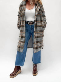 Panache Apparel - The Plaid Coat