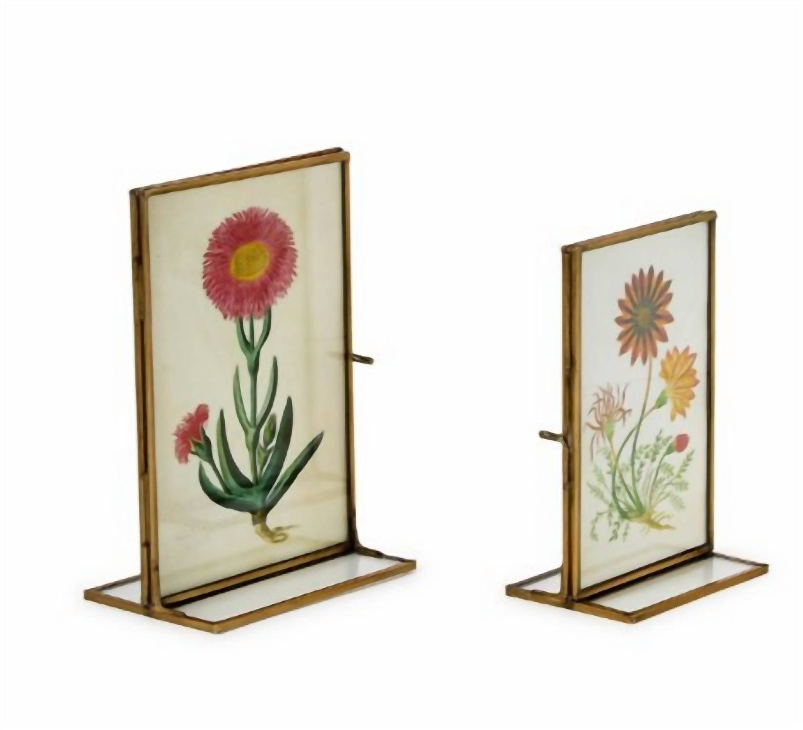 Two'S Company - Floral Reversible Photo Frame - Two Piece Set