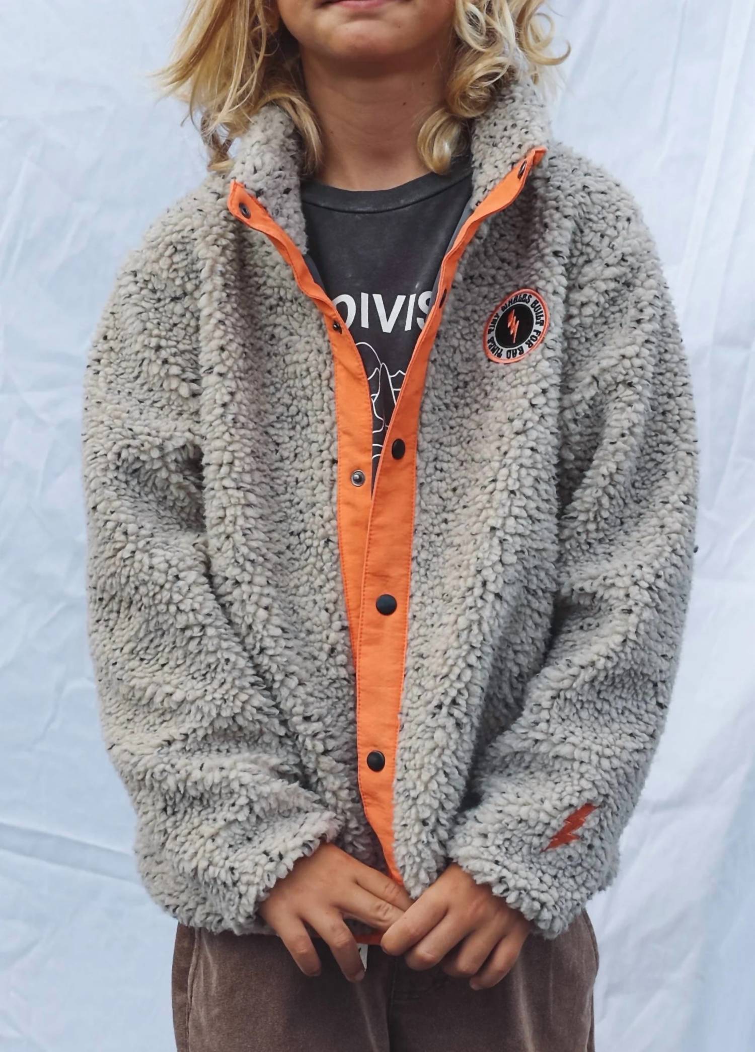TINY WHALES Boy's Tamarack Jacket in multi - item - detail view