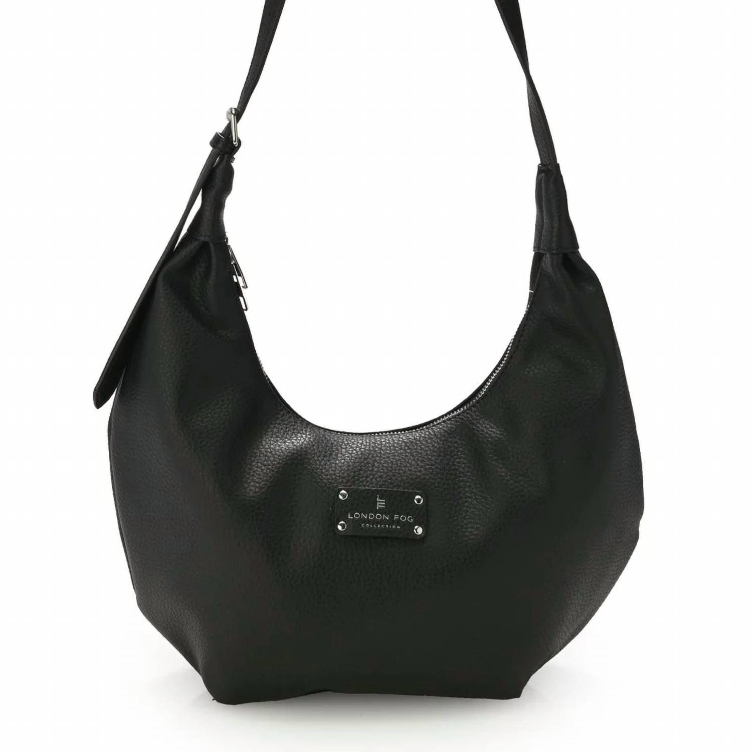London Fog - Women's Slouchy Crescent Hobo Bag