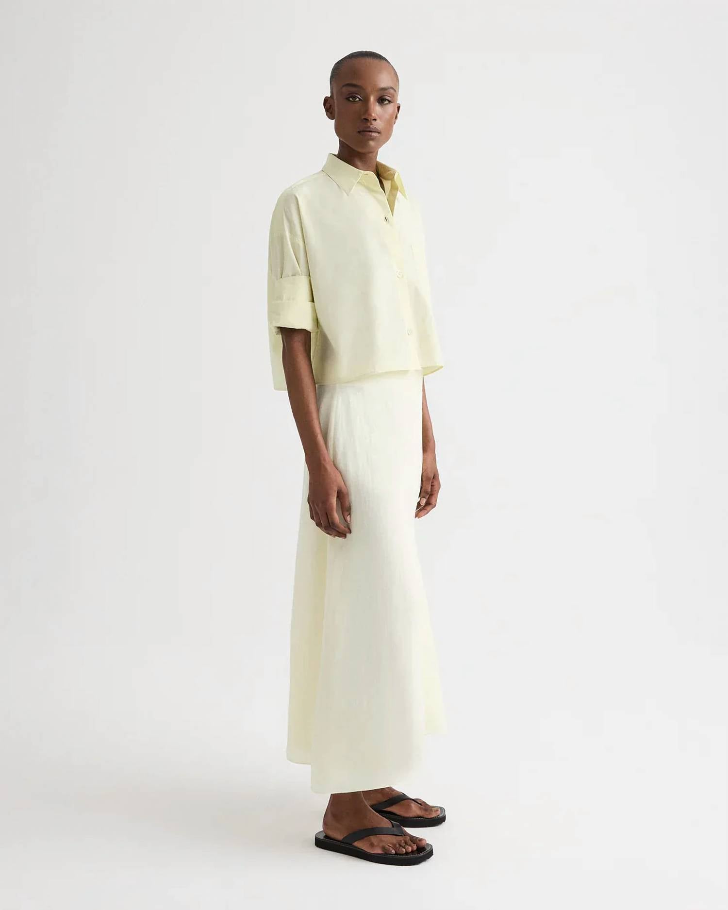 Twp - A-line Midi Skirt