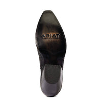 ARIAT Women's Dixon Studded Wingtip Western Bootie in true black - women's shoe - view 4