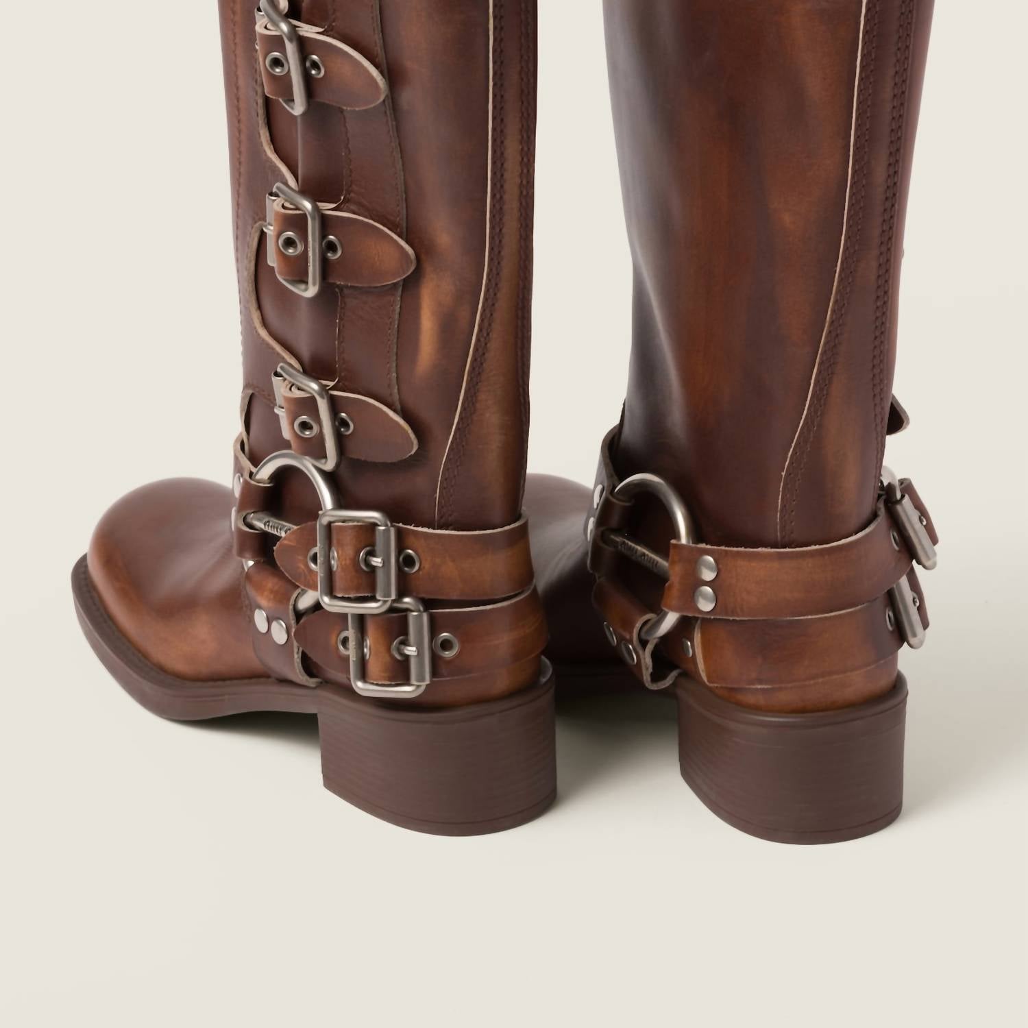 Miu Miu - Women's Buckle Detail Boots