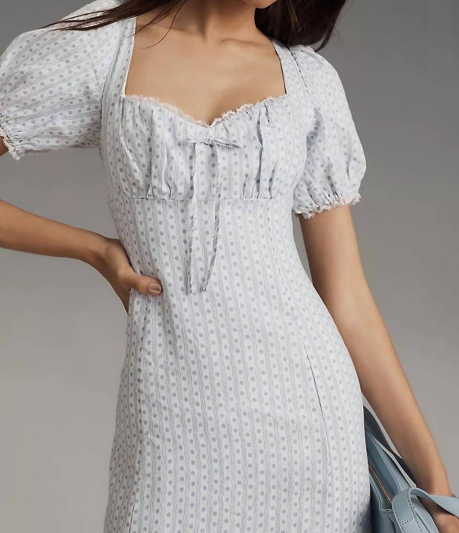Reformation - Cherise Linen Midi Dress