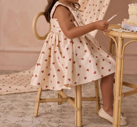 Rylee + Cru Girls Cindy Hearts Dress in pearl - kids' dress
