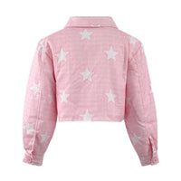 Lola + The Boys - Girls Super Stars Cropped Jacket