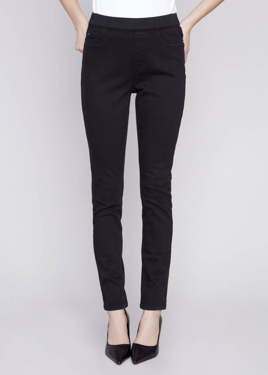 Charlie B - Twill Pull-on Jean