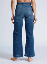 Askk Ny - Sailor Vintage Gunnison Cropped Wide Leg Jeans