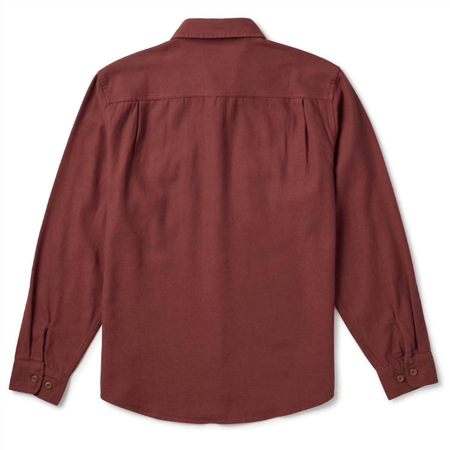 Seager Co. Calico Flannel Shirt in red rock - men's shirt - view 4