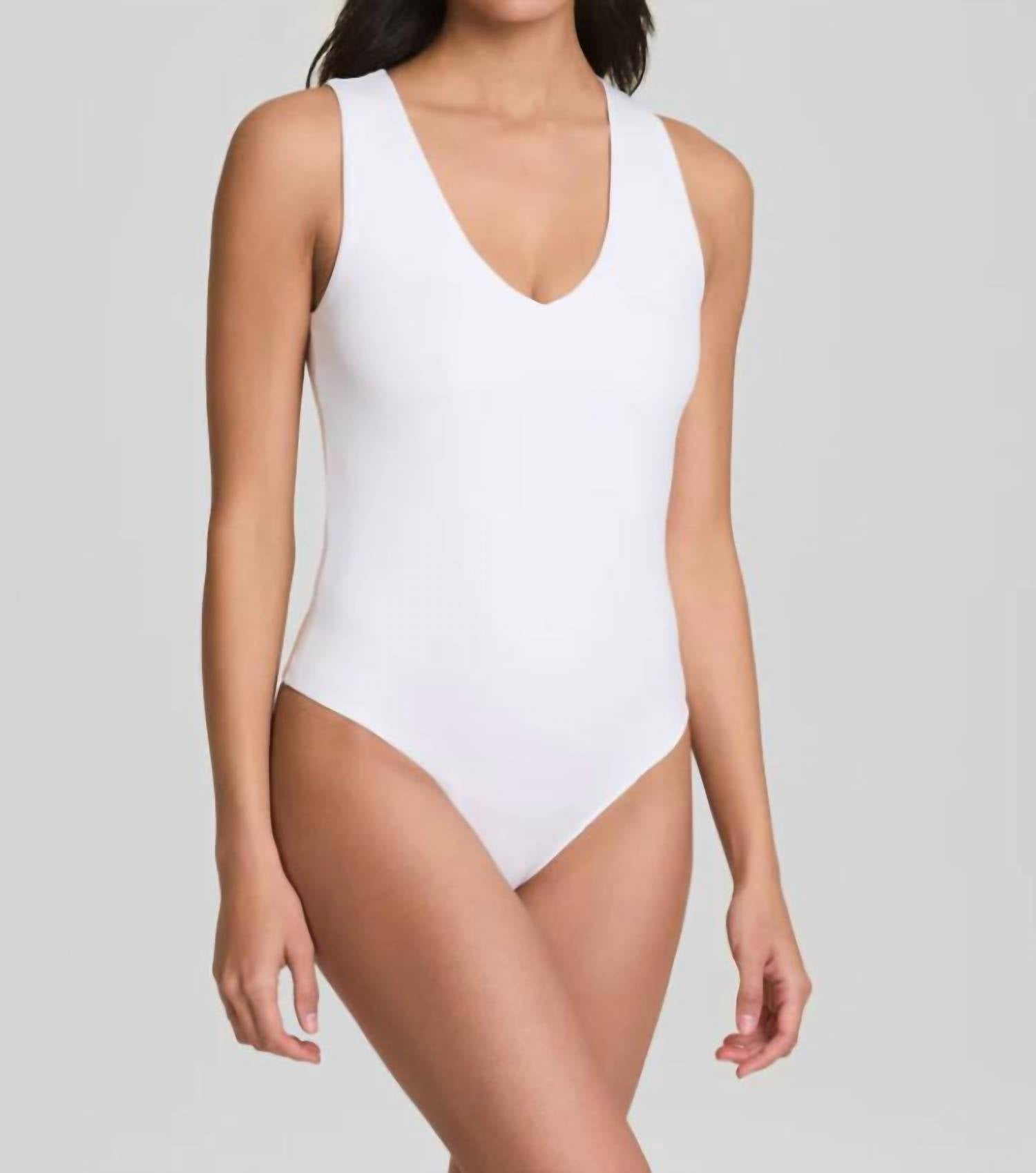 Spanx - Smooth Jersey V Neck Bodysuit