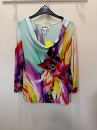 Joseph Ribkoff - Women's Watercolor Floral Top