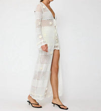 Line And Dot - Omar Crochet Robe