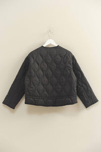 Hyfve - Women's Quilted Peplum Outerwear Jacket