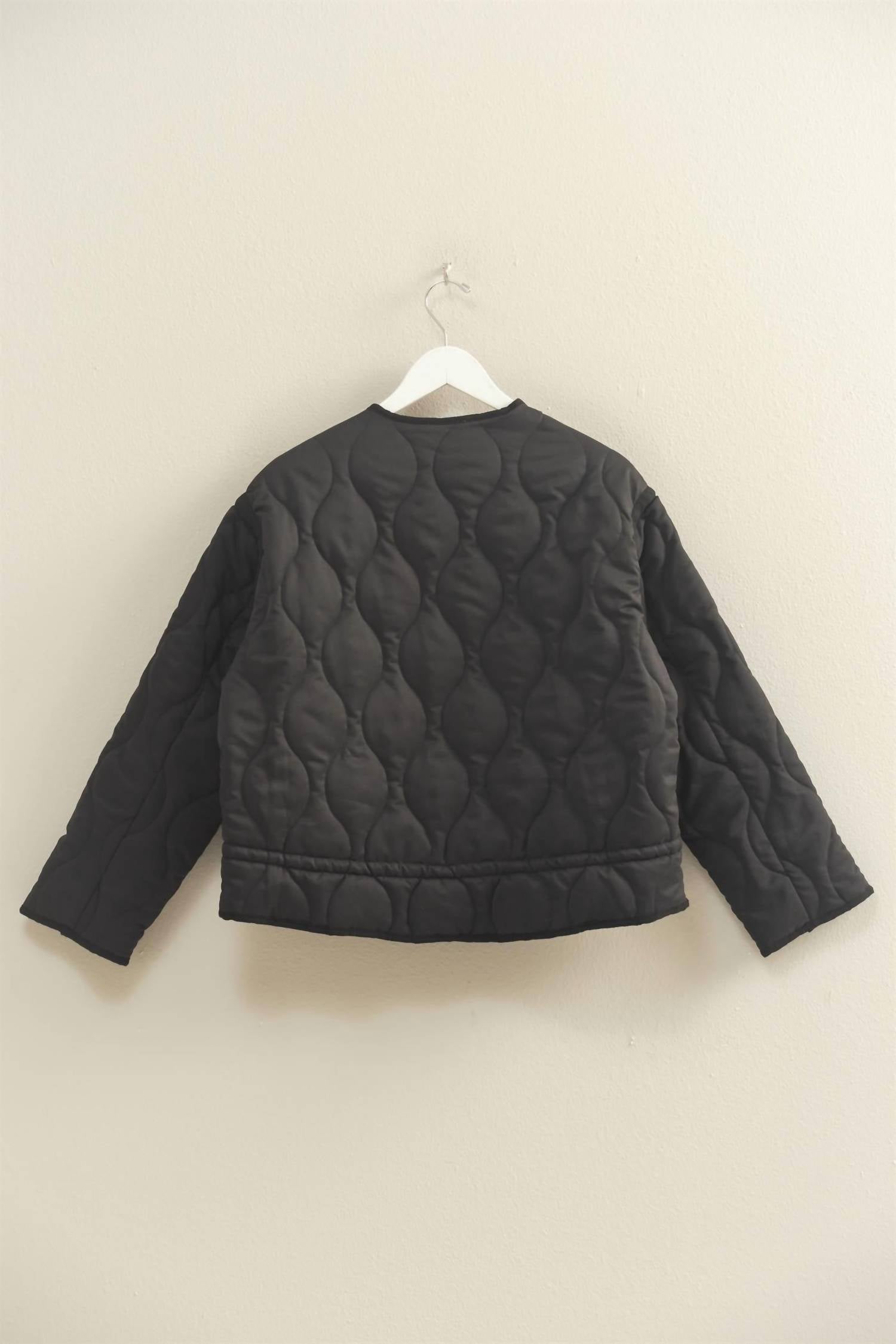 Hyfve - Women's Quilted Peplum Outerwear Jacket