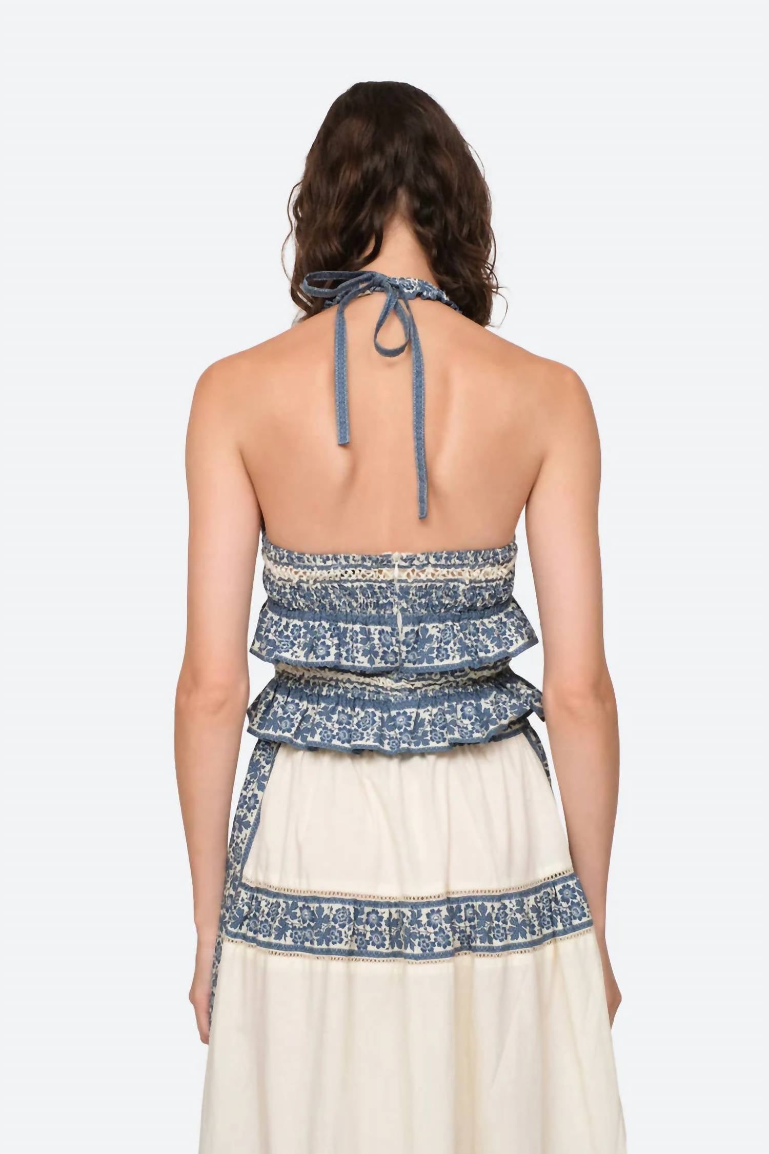 Sea - Arlo Print Halter Neck Top