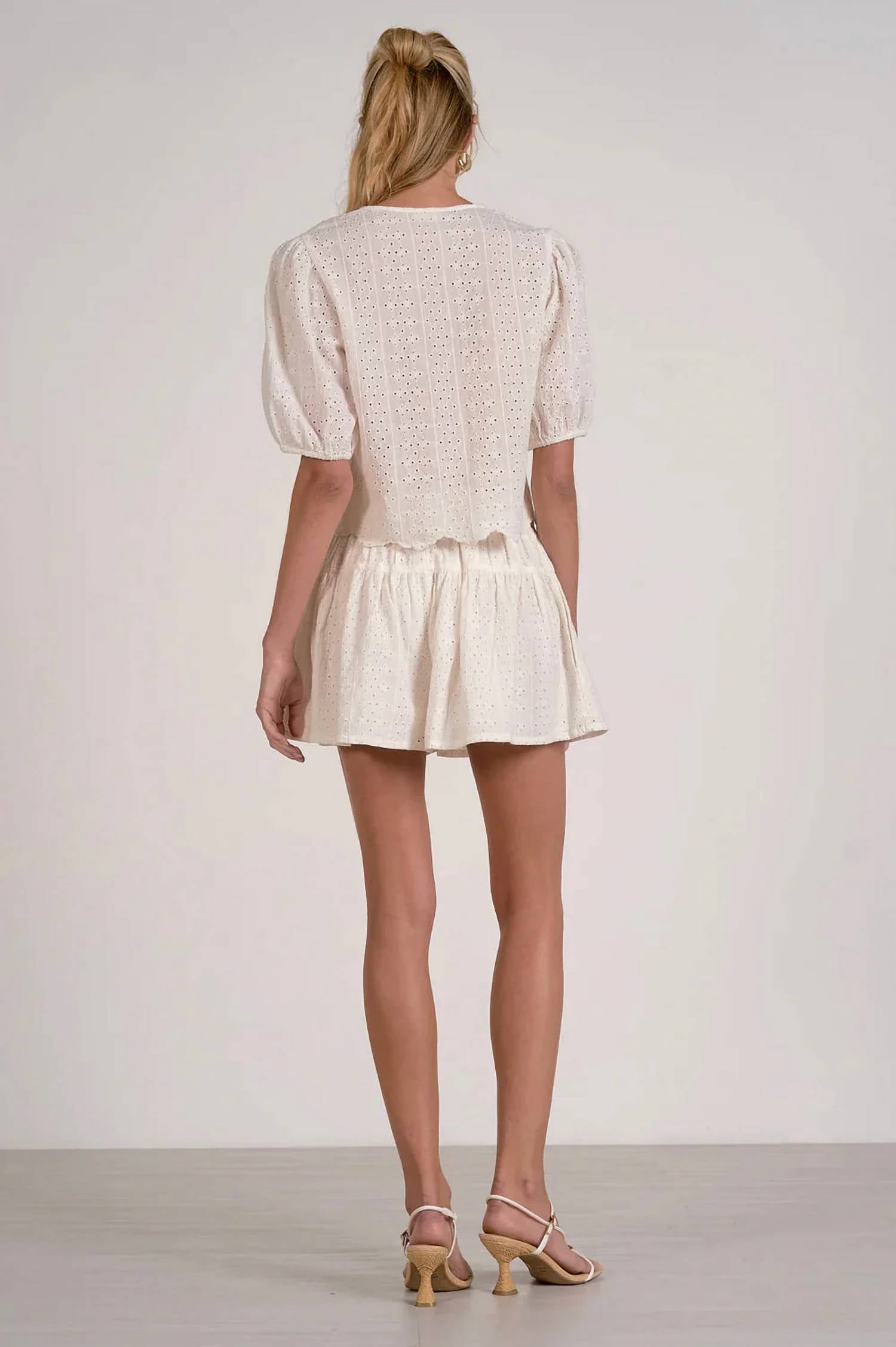 Elan - Button Front Amelia Shorts