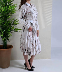 Roslyn - Swirl Print Skirt Set