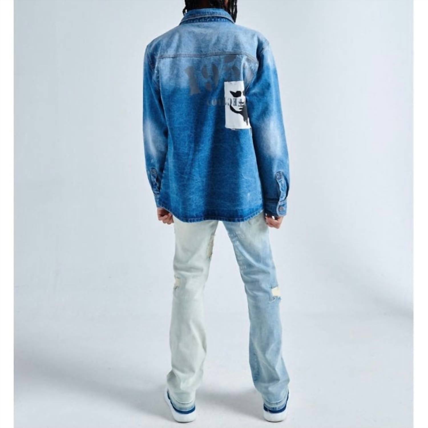 Gala - MEN'S MENTIROSA BUTTON UP DENIM JACKET