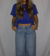Papermoon - Side Tie Crew Tee