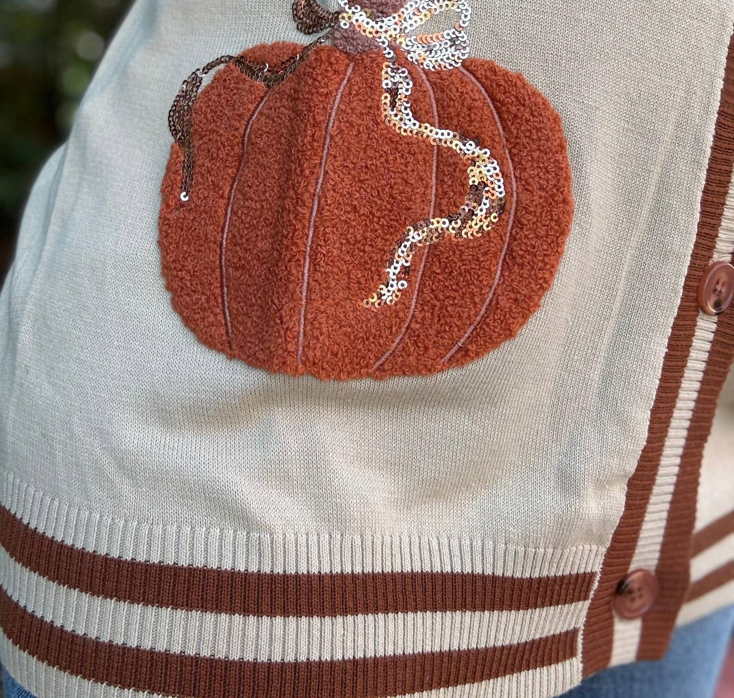 Jess Lea - Pumpkin Chic Cardigan