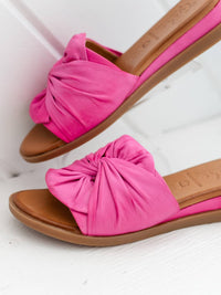Tyche - Women's Sassy Leather Slide Sandal