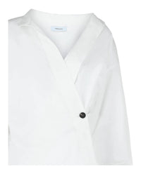 Salvatore Ferragamo - Women's Asymmetric Cotton Dress Shirt