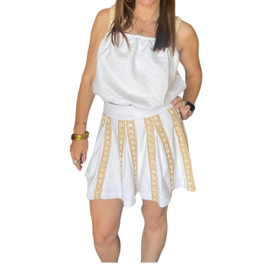 Queen Of Sparkles - Shell Pleat Skort