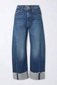 Mother - Half Pipe Ankle Cuff Fray Jeans