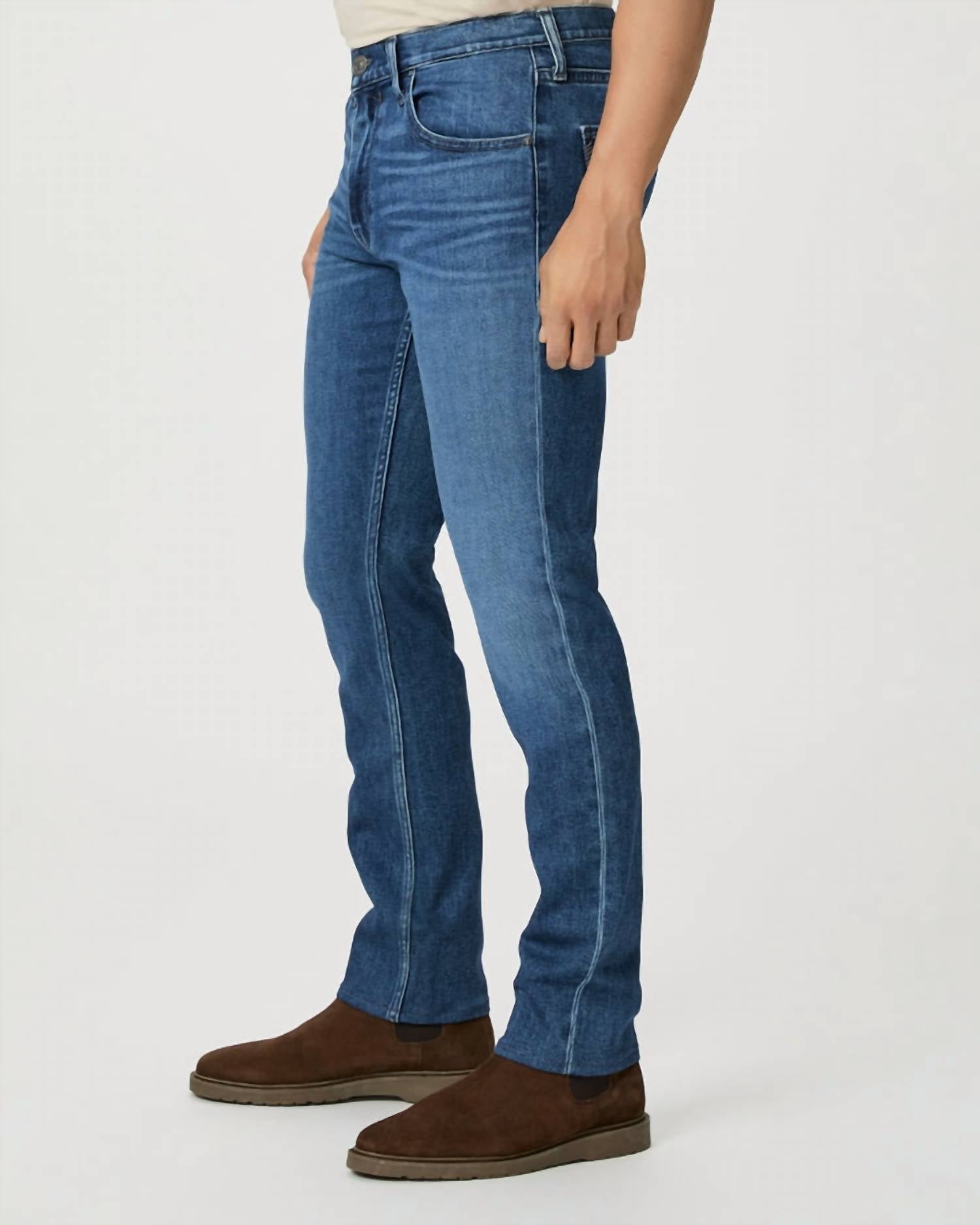 Paige Federal Slim Straight Leg Jean in corwin - men's jeans - alternate view