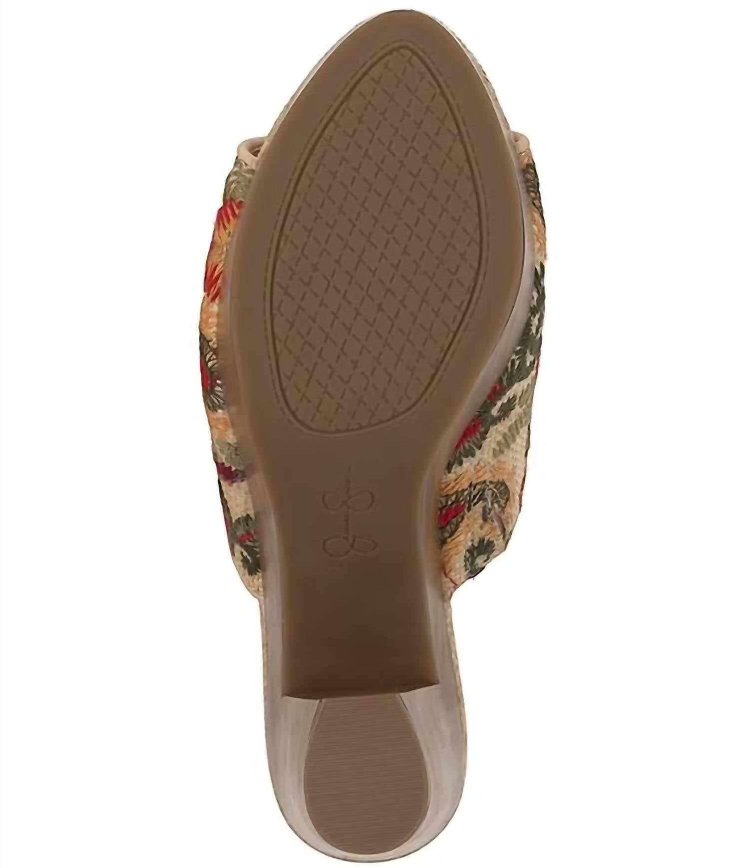 Jessica Simpson - Women's Shelbie Embroidered Slide Sandals