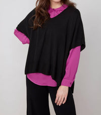 Renuar - Soft Touch Poncho Style Sweater