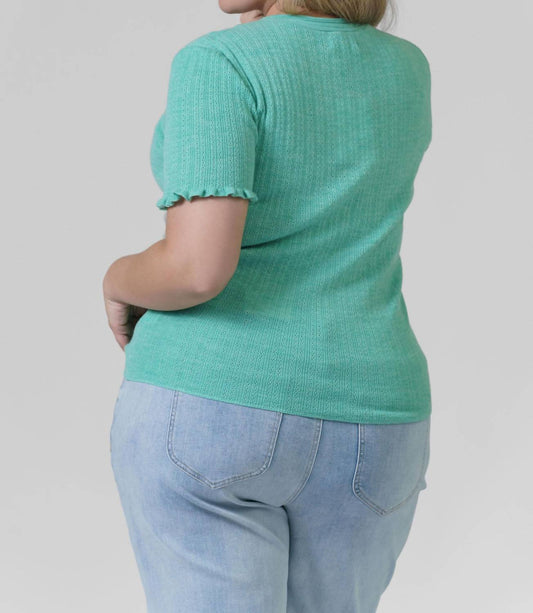 Tanya Taylor - Molly Short Sleeve Knit Top - Plus