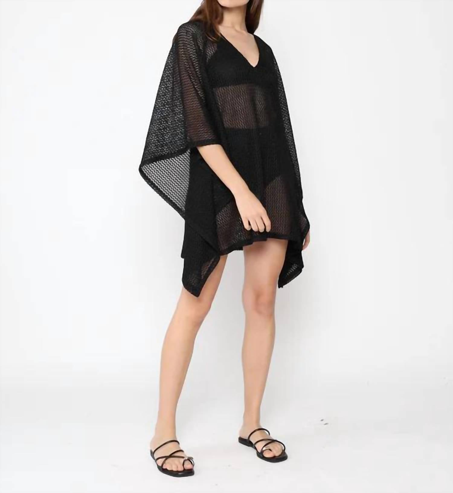 Ripley Rader - Fishnet Short Caftan