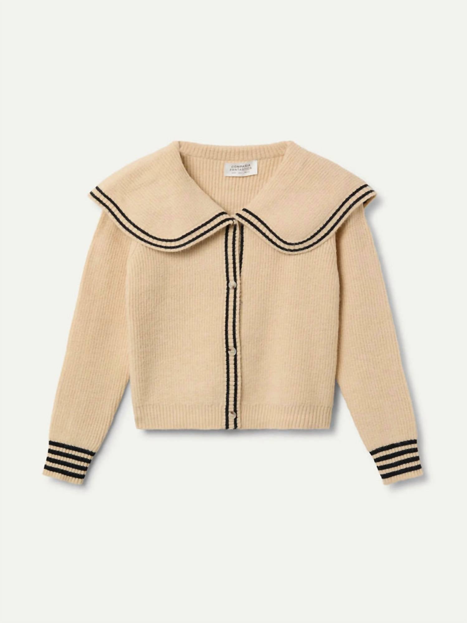 Compania Fantastica - Button Down Collared Cardigan