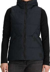 OUTDOOR RESEARCH Coze Hooded Down Insulated Vest in black - women's jacket