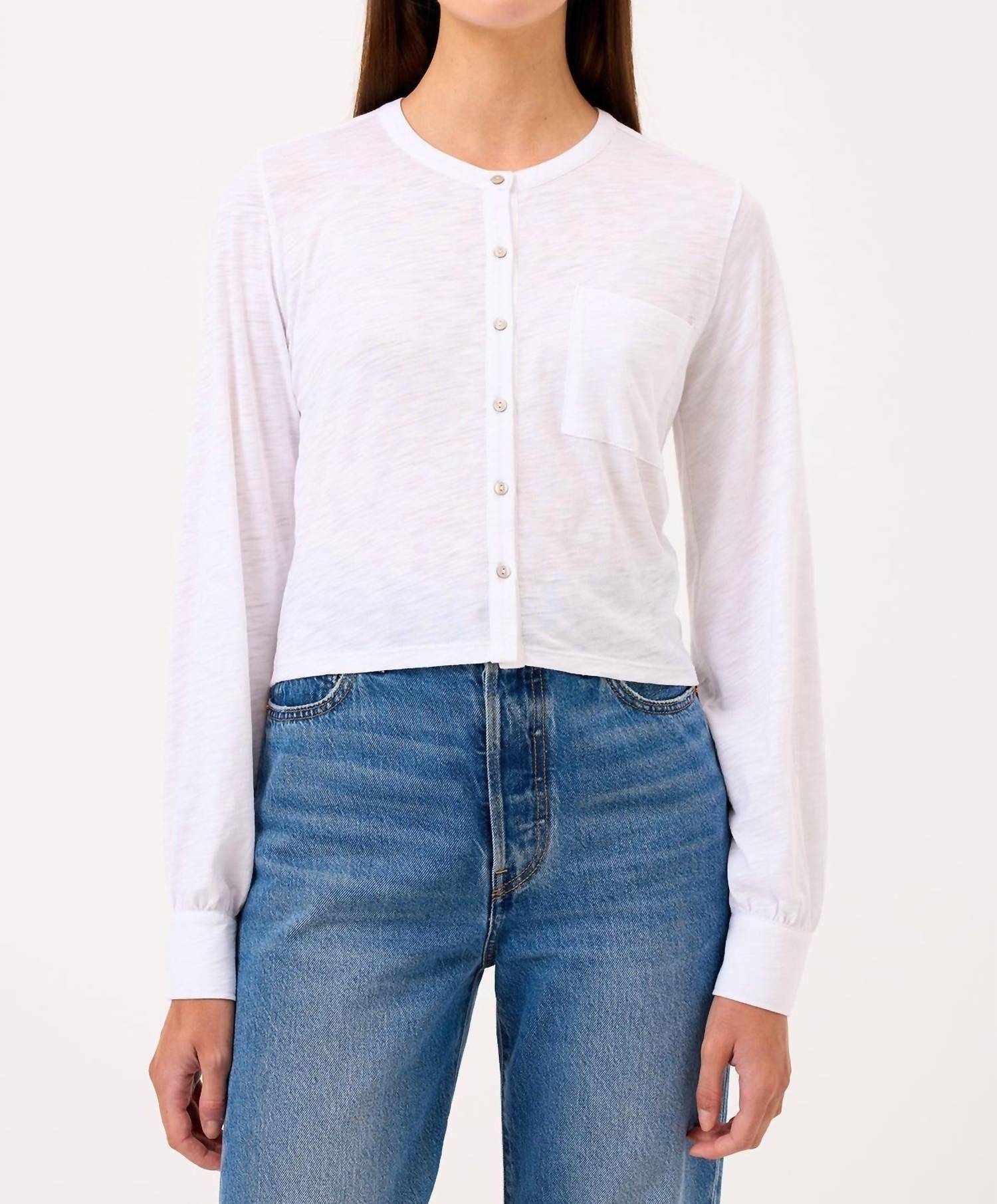Goldie - Julia Long Sleeve Crop Shirt