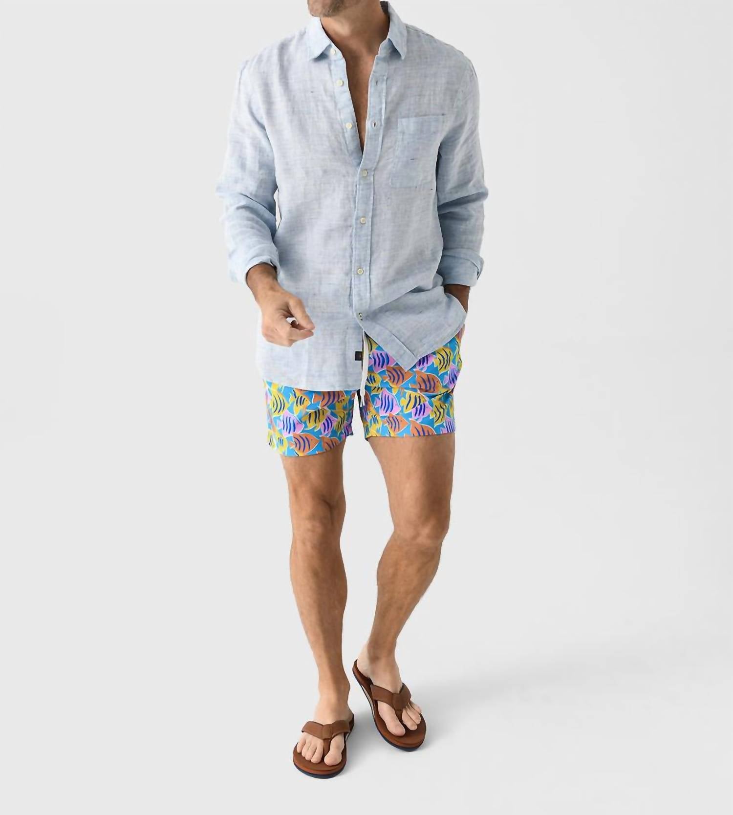 Chubbies - The Fish Tanks 5.5" Classic Swim Trunks