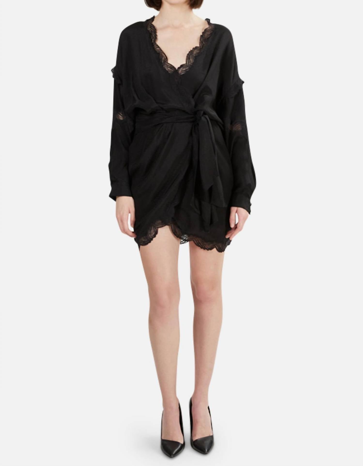 IRO Ragna Dress in black - women's dress - view 4