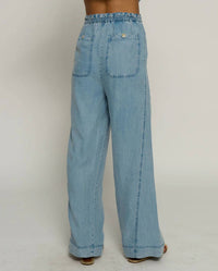 Central Park West - Women's Denim Wide Leg Pant