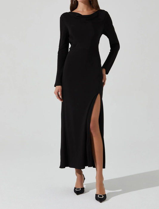 Astr - Decima Cowl Neck Maxi Dress