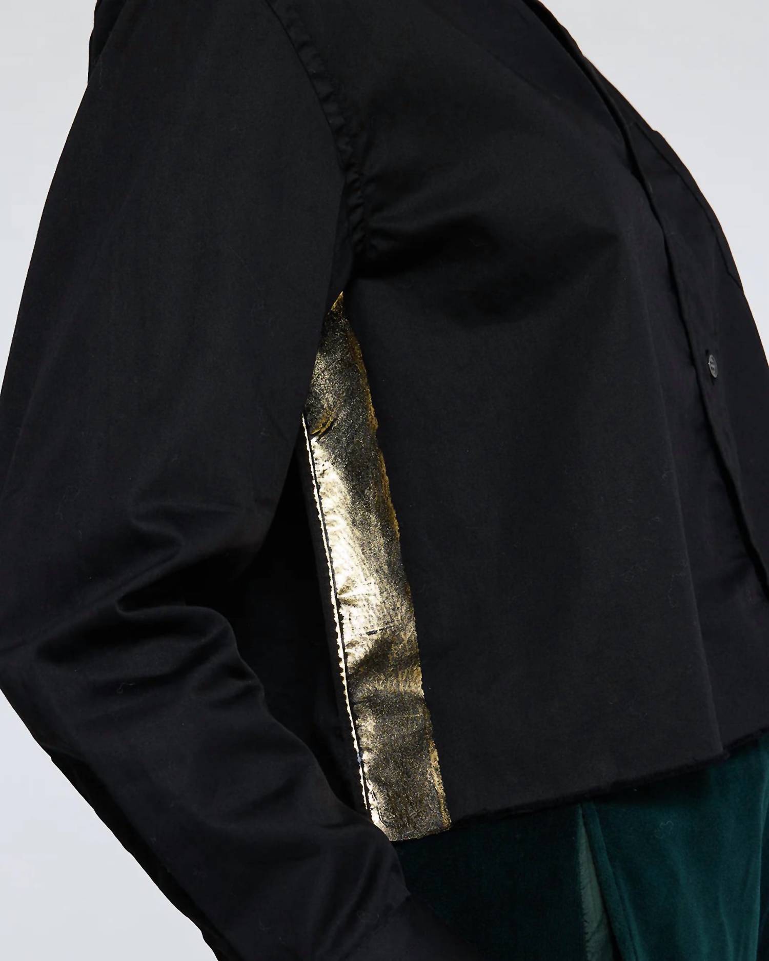 Raquel Allegra - The Artist Crop Button Down Shirt