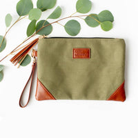 Funky Monkey - Women's Check Lined Wristlet