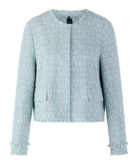Marc Cain - Tweed Jacket with fringe