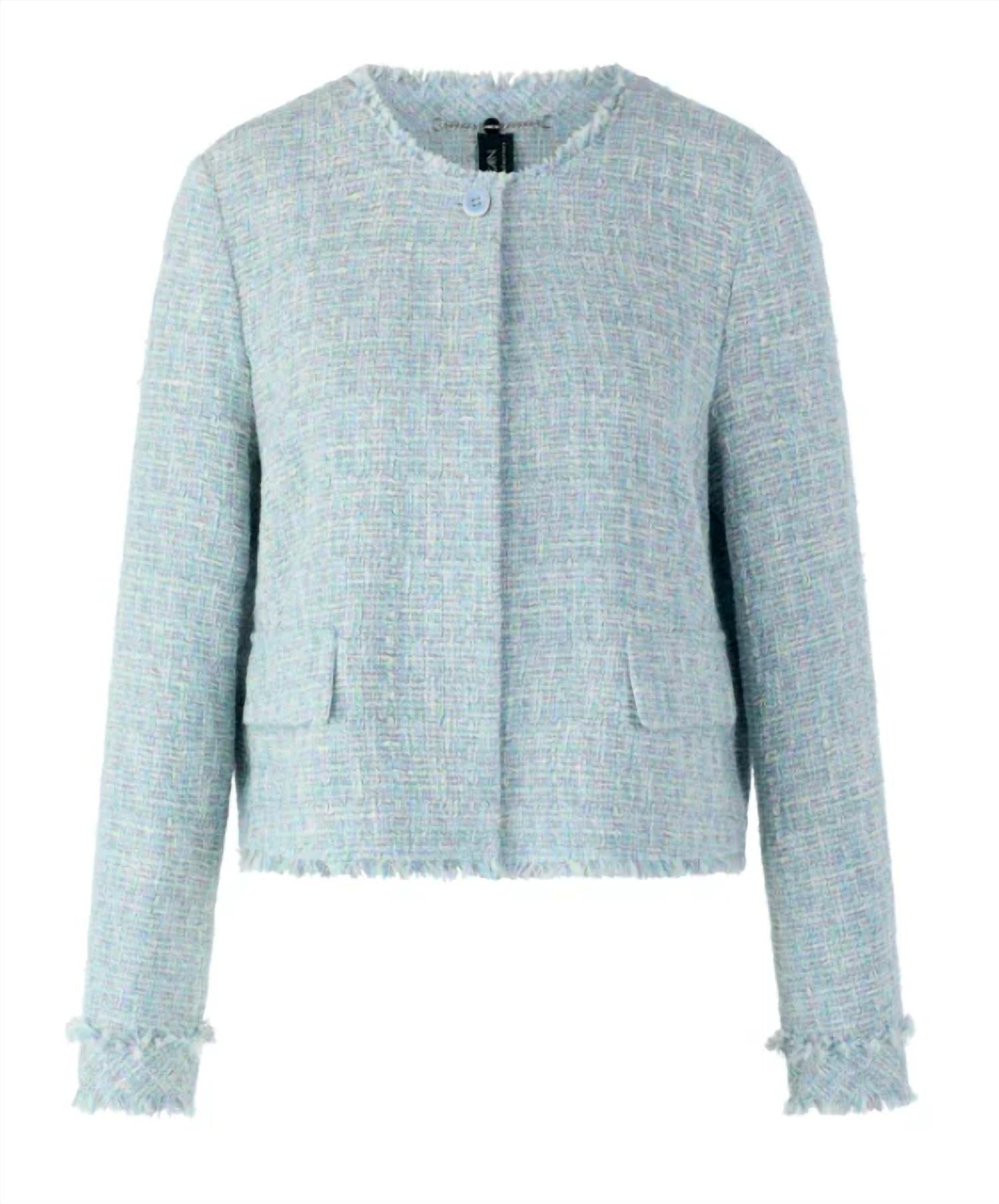 Marc Cain - Tweed Jacket with fringe